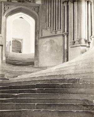 Frederick H. Evans, A Sea Of Steps, Wells Cathedral, 1903,  Frederick H. Evans, courtesy Janet B. Stenner