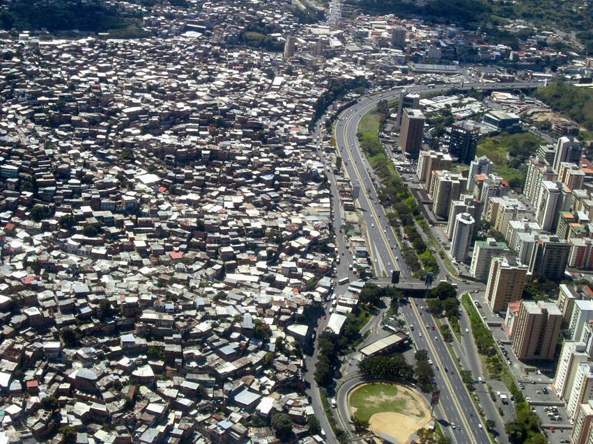  or barrios or favelas there (like the barrio of Petare, in Caracas, 