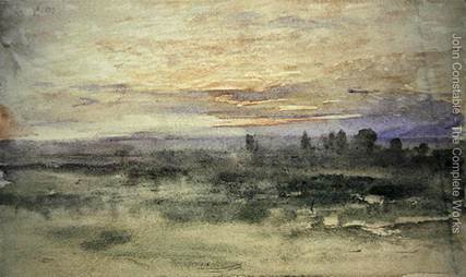 View from Hampstead, 1833 - John Constable - www.john-constable.org