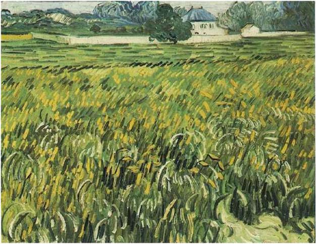Description: Description: Description: Description: Description: Vincent van Gogh's Wheat Field at Auvers with White House Painting