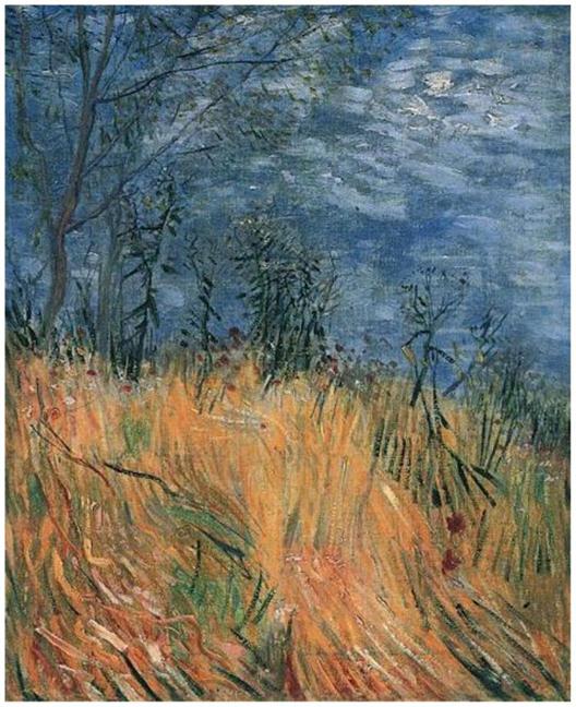 Description: Description: Description: Description: Description: Vincent van Gogh's Edge of a Wheatfield with Poppies Painting