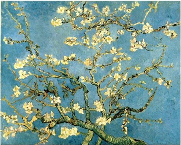 Description: Description: Description: Description: Description: Vincent van Gogh's Blossoming Almond Tree Painting
